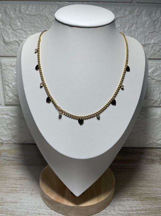 Κολιέ με κρεμαστά μοτίφ και ζιργκόν