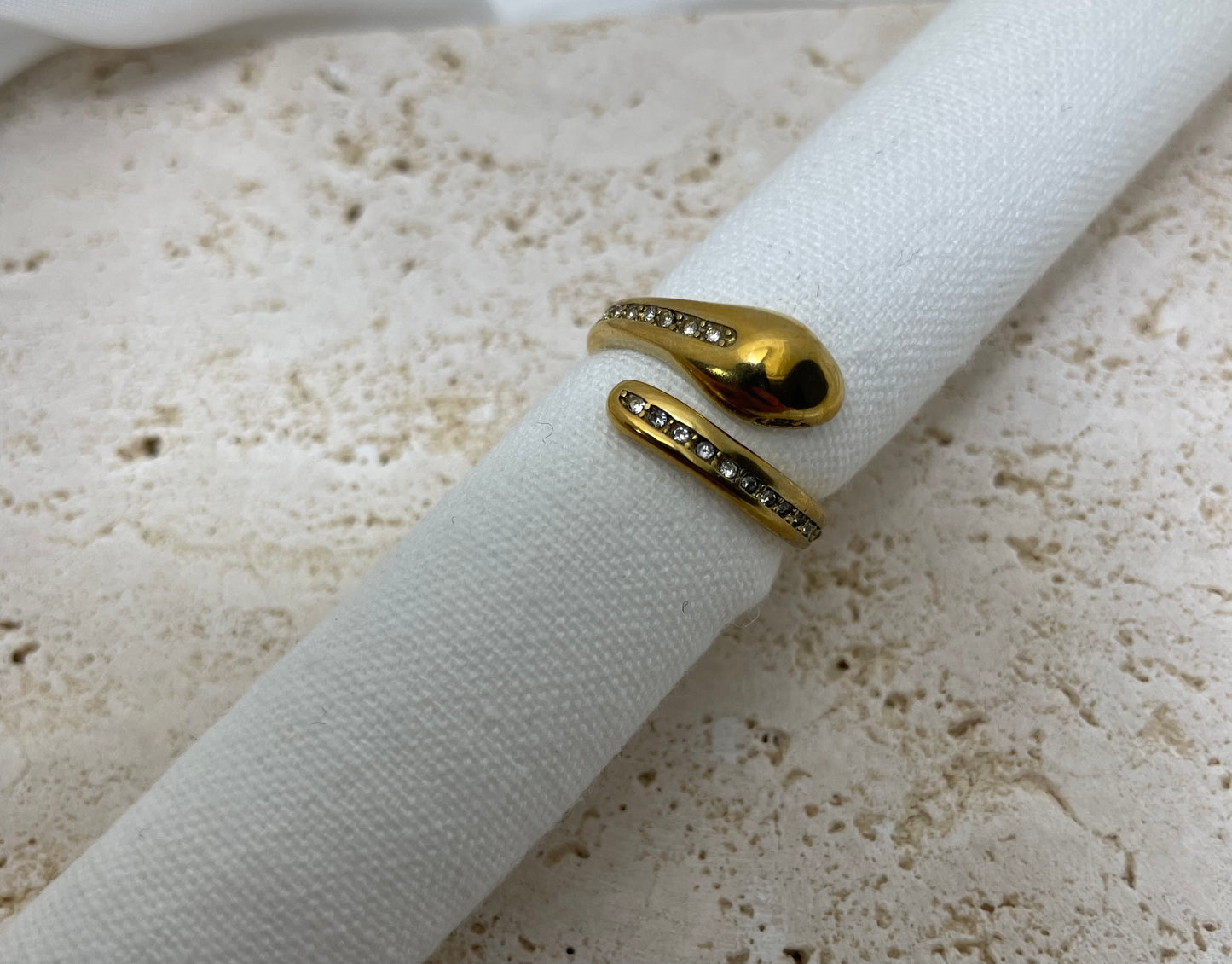 Ατσάλινα χρυσά δαχτυλίδια (Συλλογή 1)