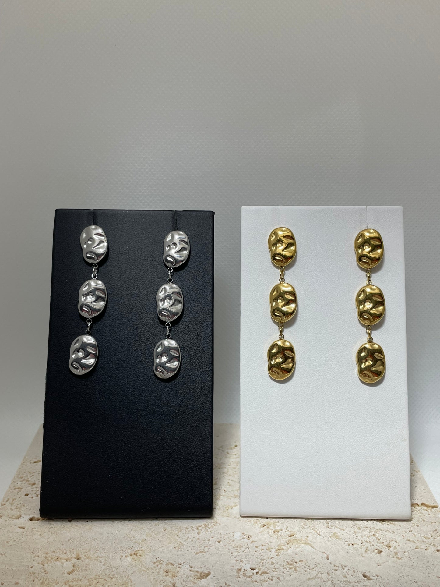 Σκουλαρίκια κρεμαστά σφυρήλατα