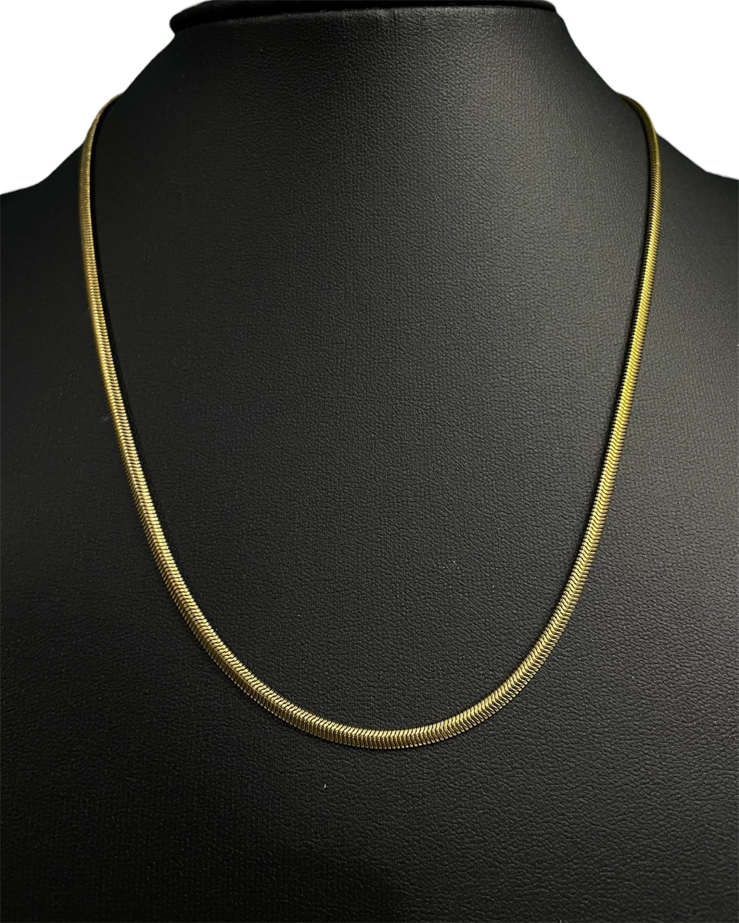 Κολιέ snake χρυσή αλυσίδα