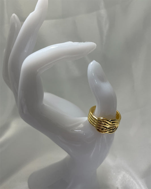 Χρυσό δαχτυλίδι κόμπος του Ηρακλή