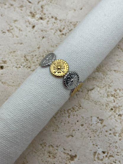 Δαχτυλίδι στρογγυλοί ήλιοι