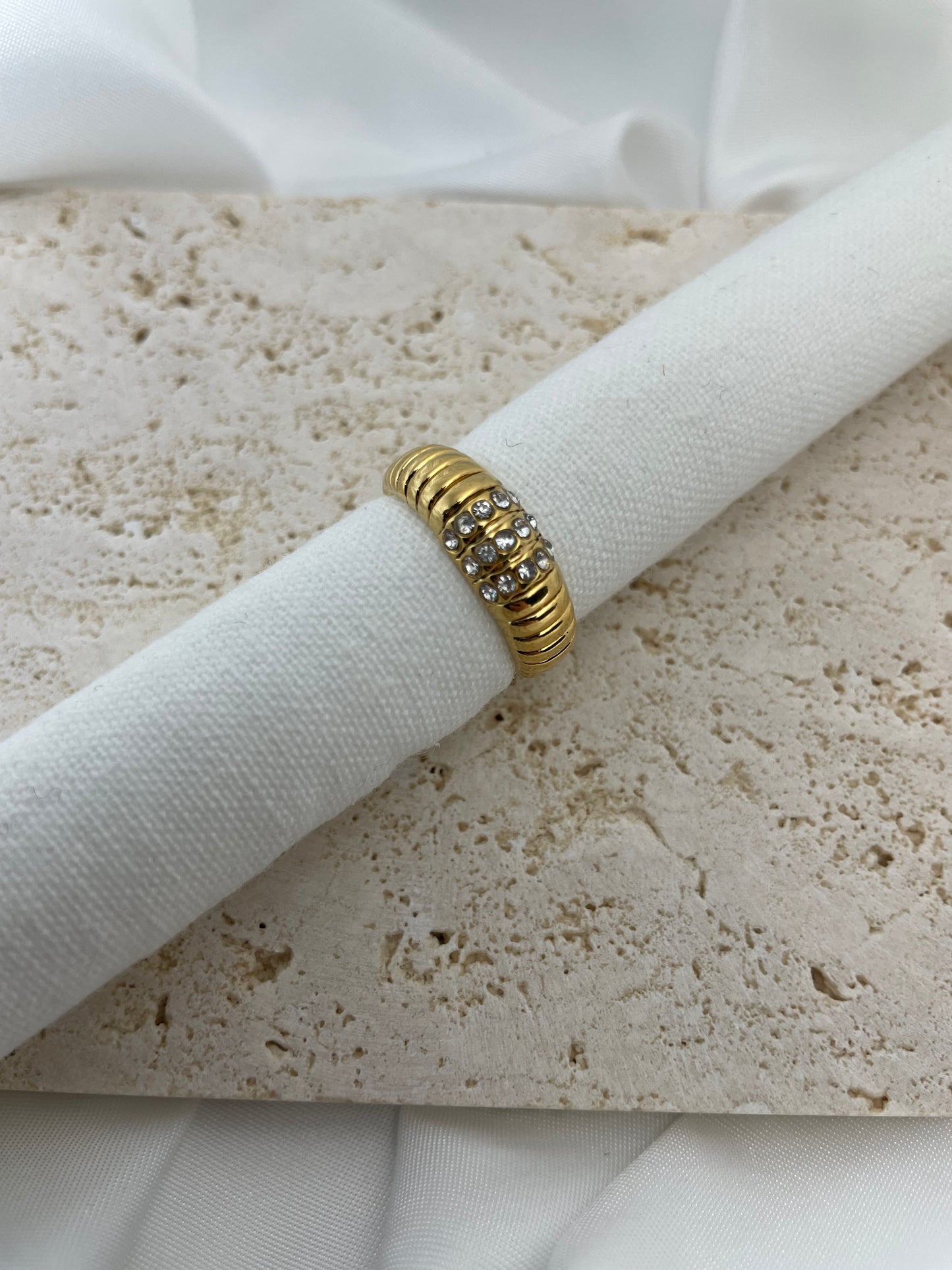 Ατσάλινα χρυσά δαχτυλίδια (Συλλογή 1)