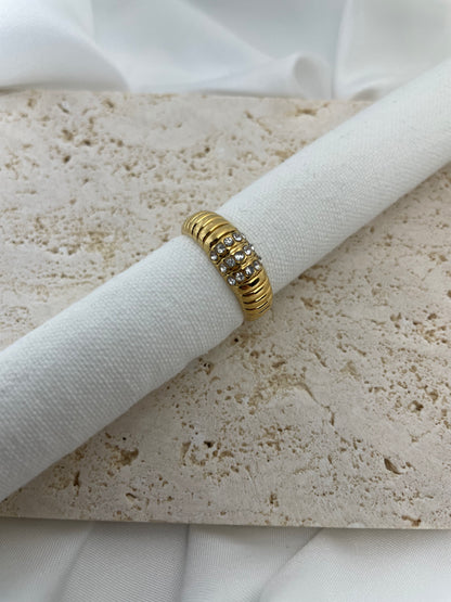 Ατσάλινα χρυσά δαχτυλίδια (Συλλογή 1)