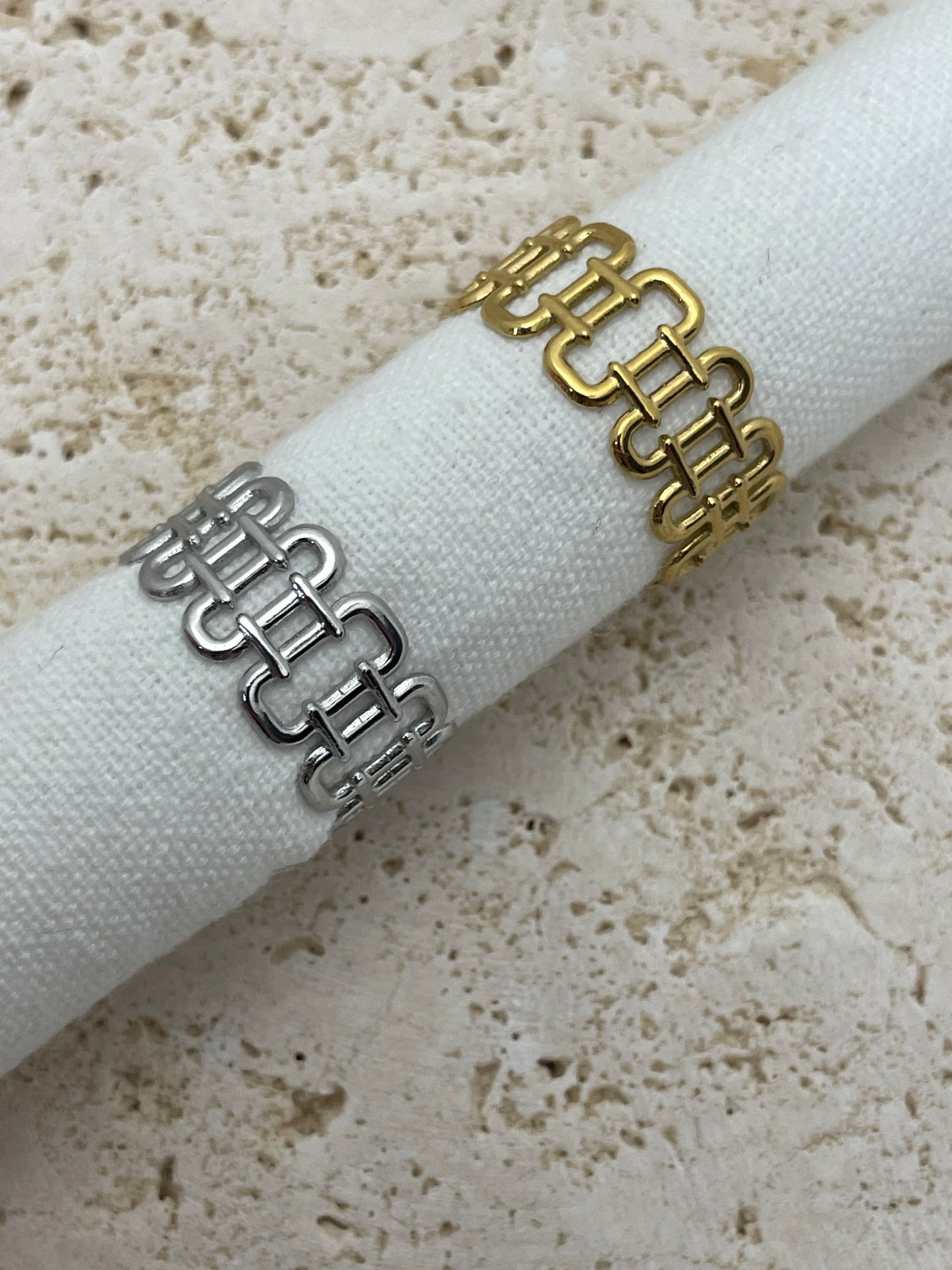 Δαχτυλίδι ορθογώνιοι κρίκοι