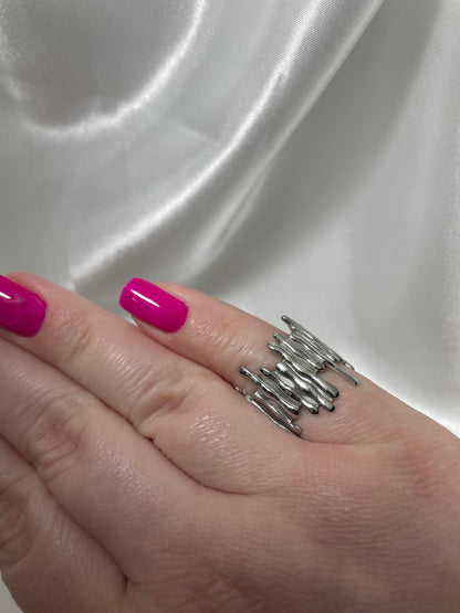 Δαχτυλίδι λιωμένες μπάρες