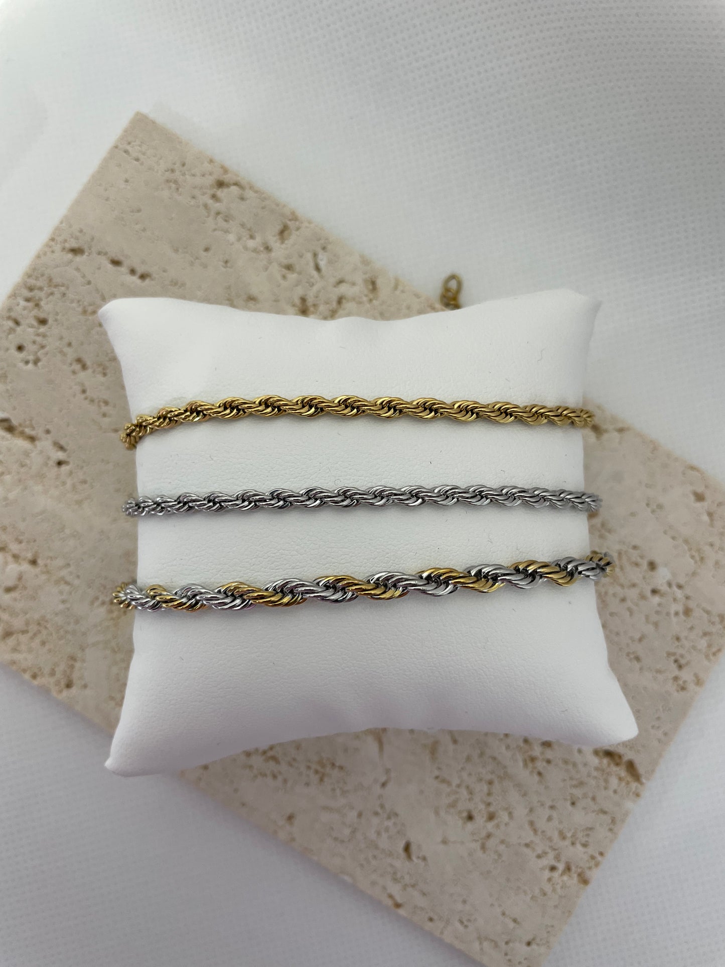 Βραχιόλι αλυσίδα πλεξούδα