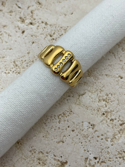 Ατσάλινα χρυσά δαχτυλίδια (Συλλογή 2)