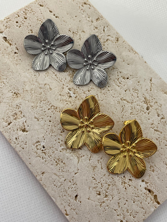 Σκουλαρίκια μεγάλο λουλούδι