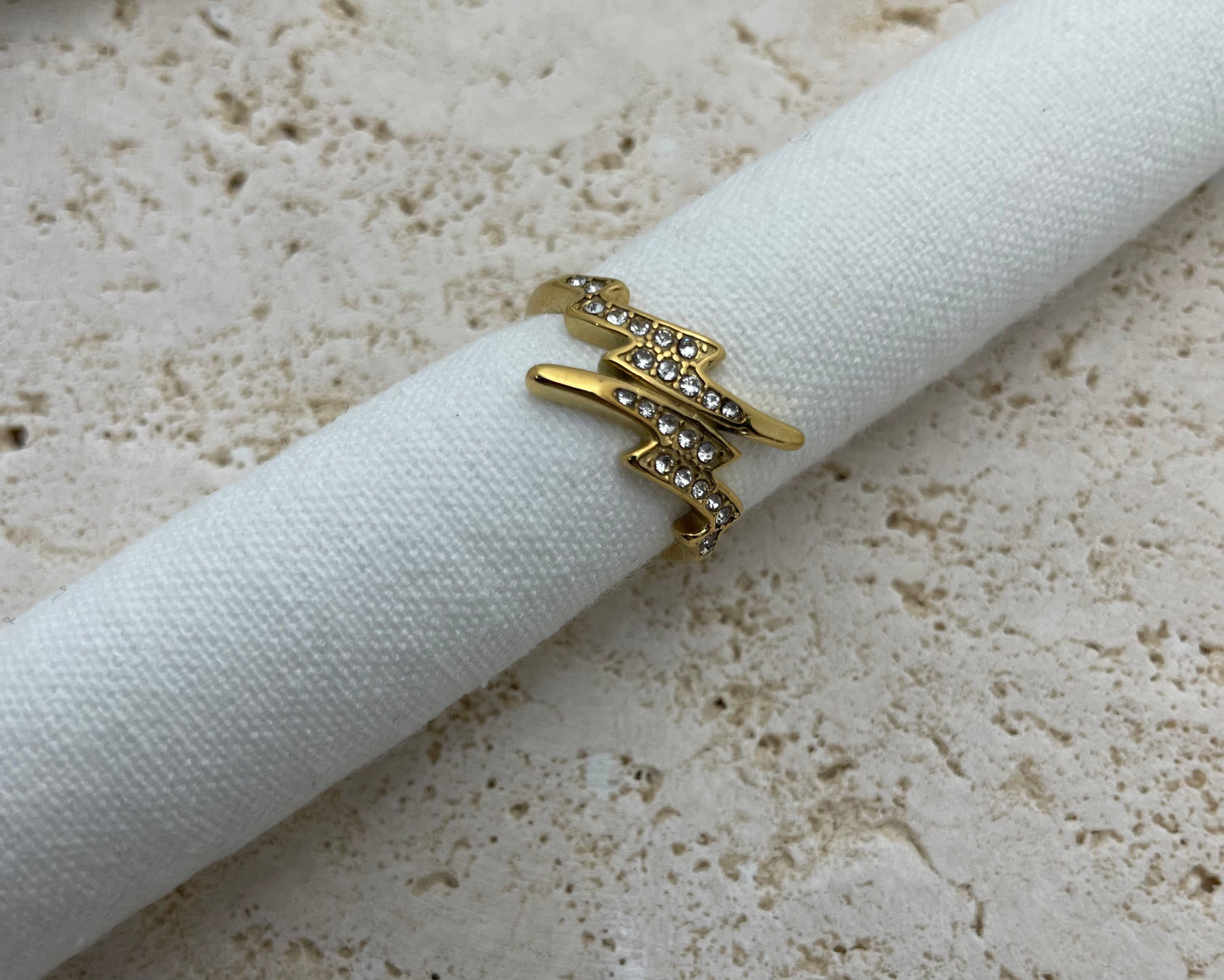 Ατσάλινα χρυσά δαχτυλίδια (Συλλογή 1)