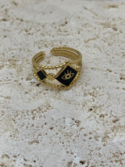 Χρυσό δαχτυλίδι μάτι