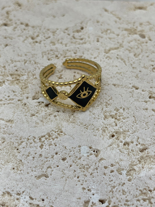 Χρυσό δαχτυλίδι μάτι