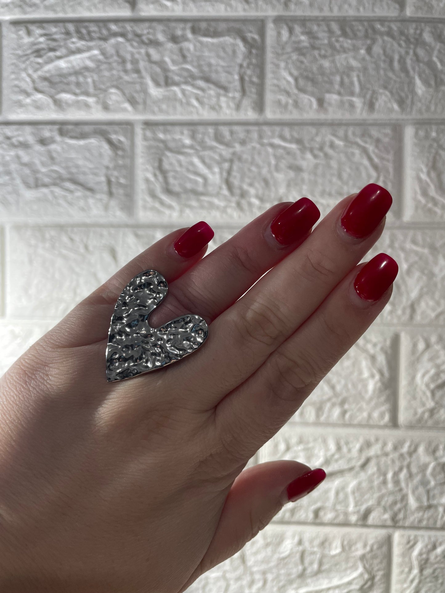 Δαχτυλίδι σφυρήλατη καρδιά