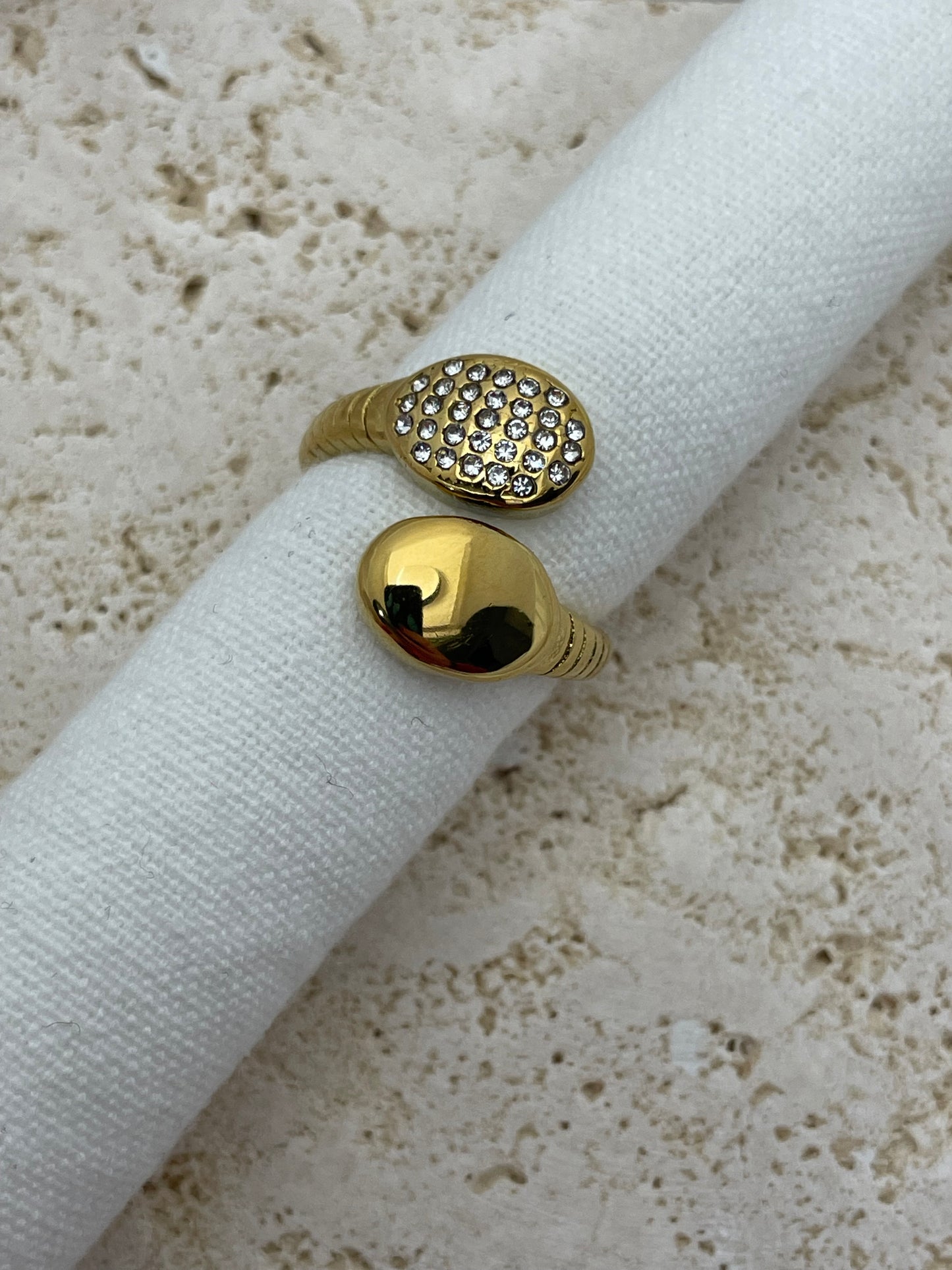 Ατσάλινα χρυσά δαχτυλίδια (Συλλογή 2)