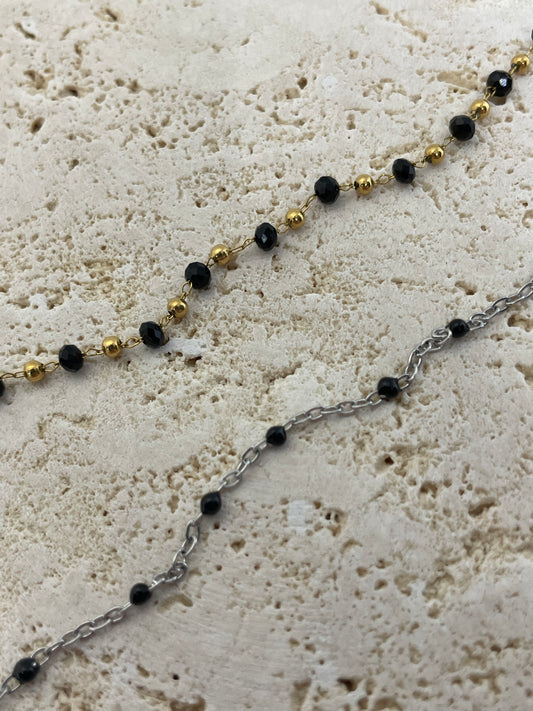 Βραχιόλι αλυσίδα ροζάριο