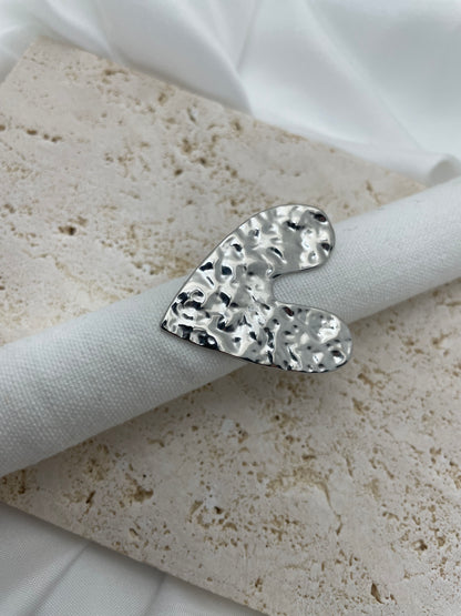 Δαχτυλίδι σφυρήλατη καρδιά