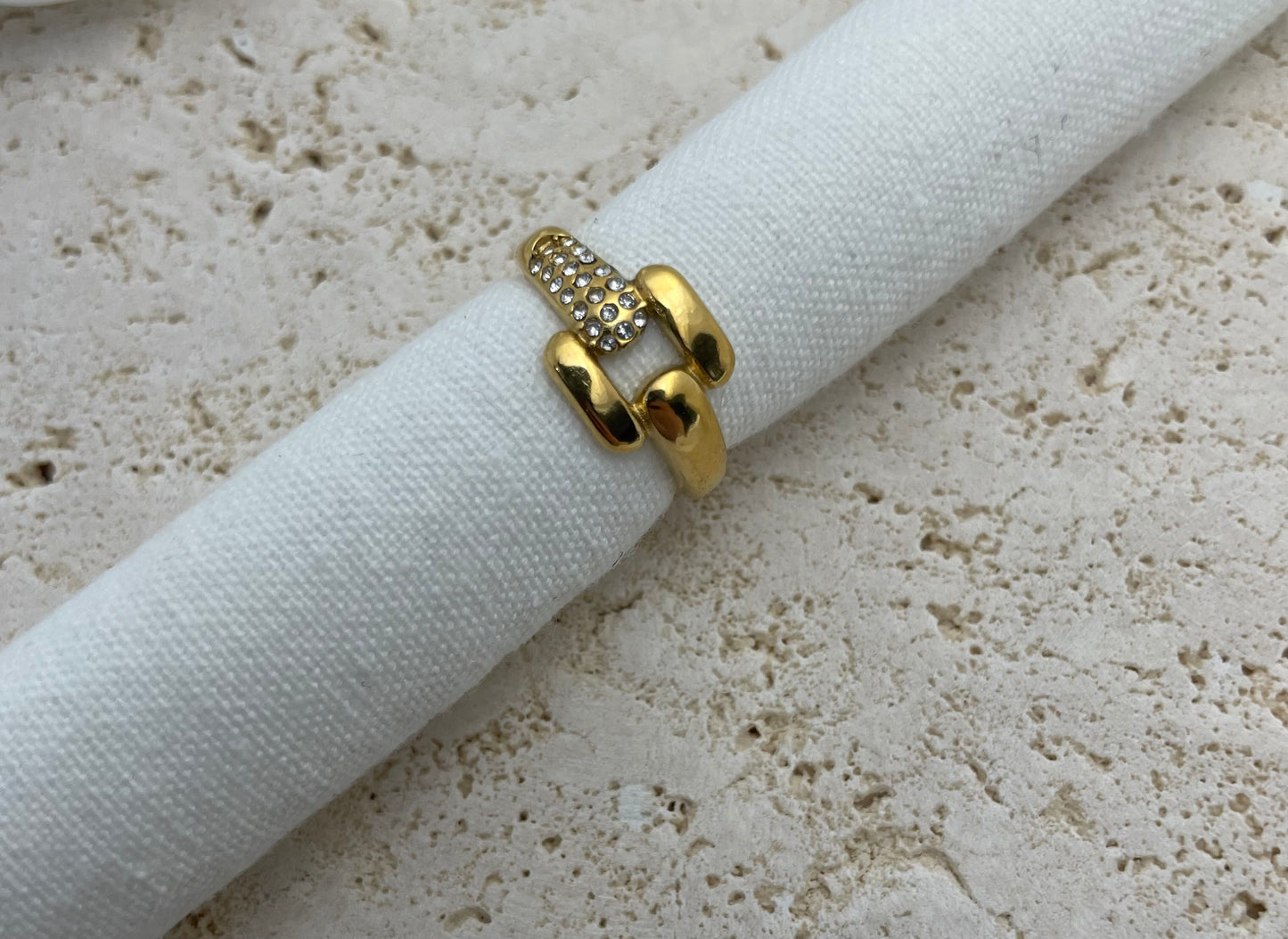 Ατσάλινα χρυσά δαχτυλίδια (Συλλογή 1)