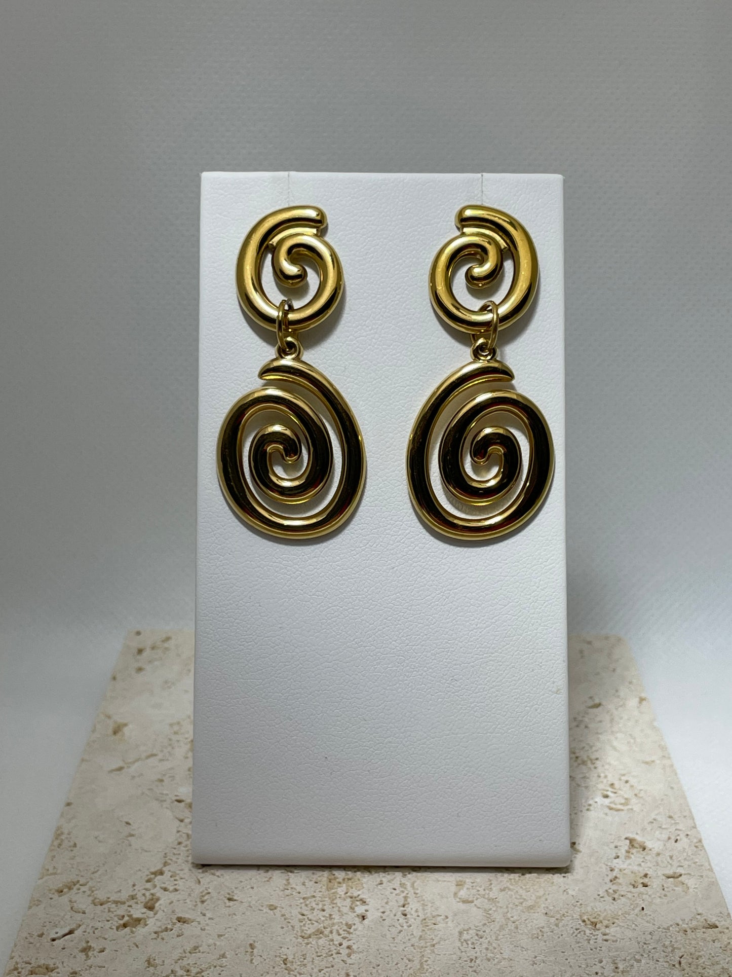 Σκουλαρίκια διπλή σπείρα