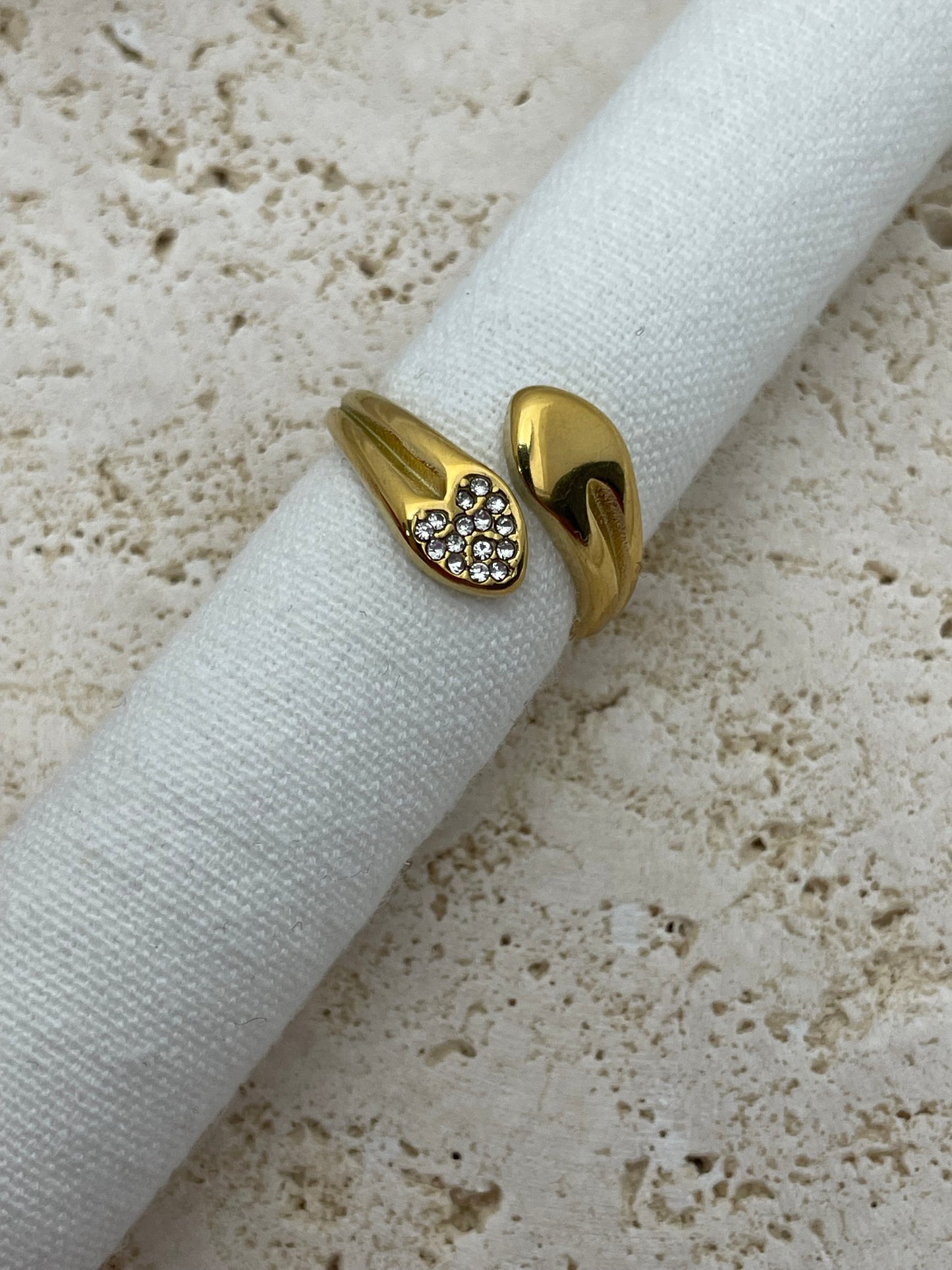 Ατσάλινα χρυσά δαχτυλίδια (Συλλογή 2)