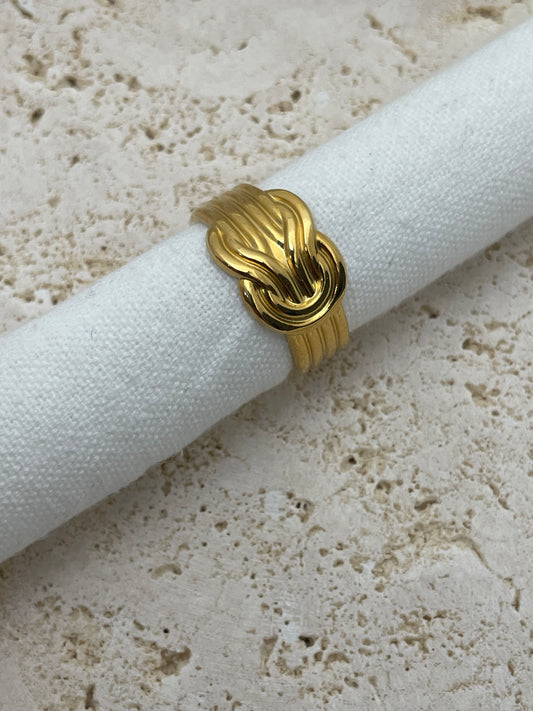 Χρυσό δαχτυλίδι κόμπος του Ηρακλή