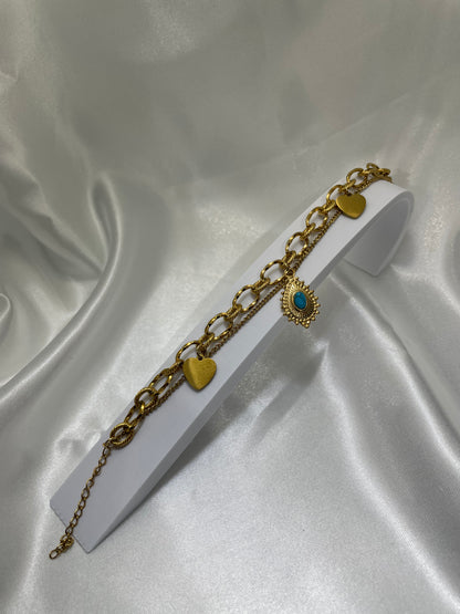 Βραχιόλι με κρεμαστά charms