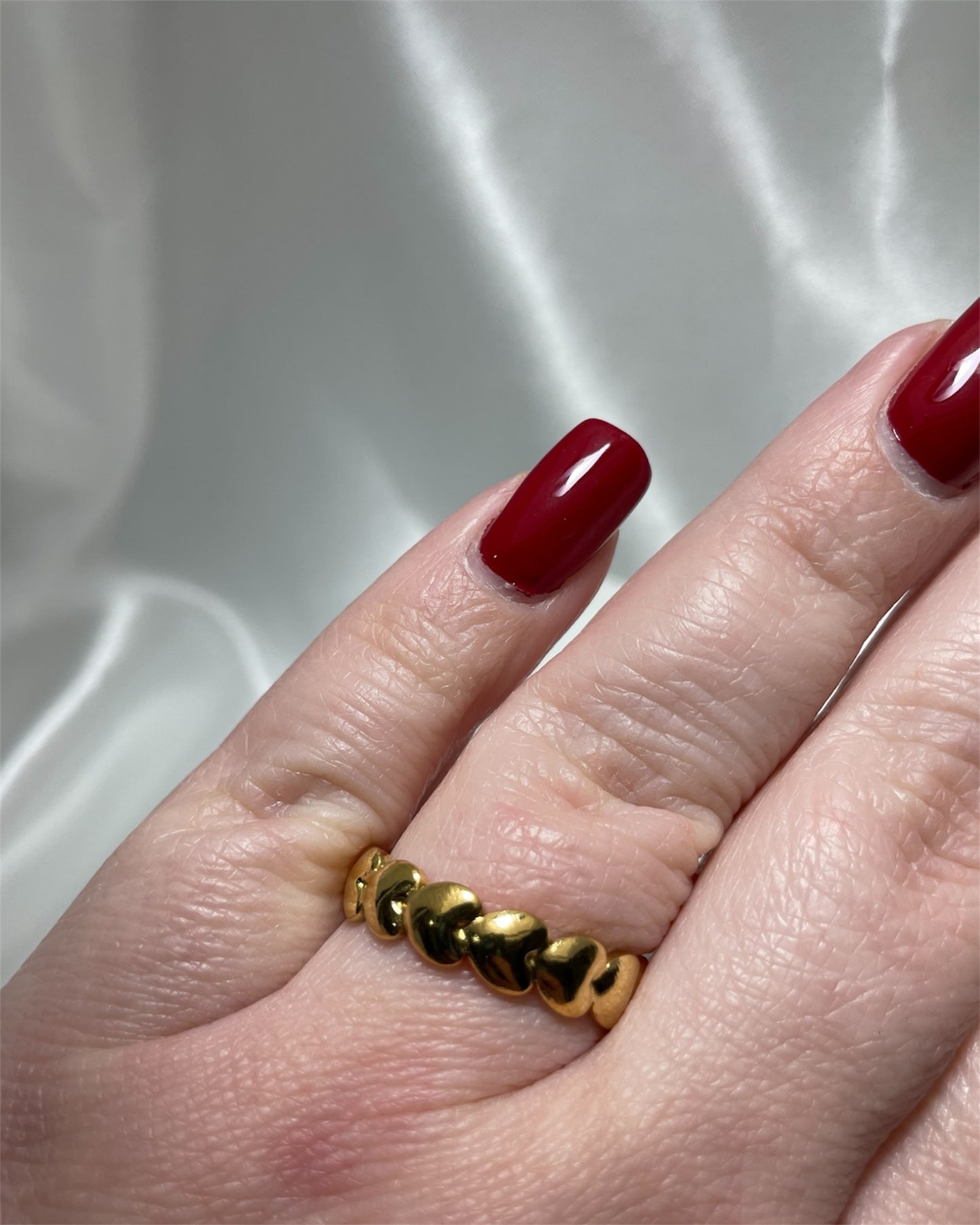 Δαχτυλίδι καρδιές