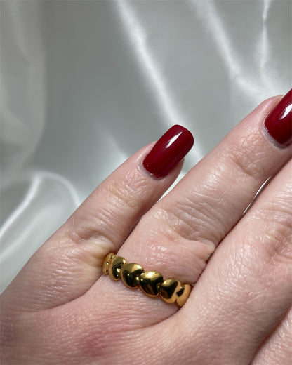 Δαχτυλίδι καρδιές